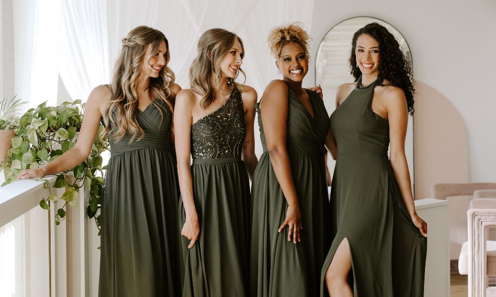 olive green dresses for wedding